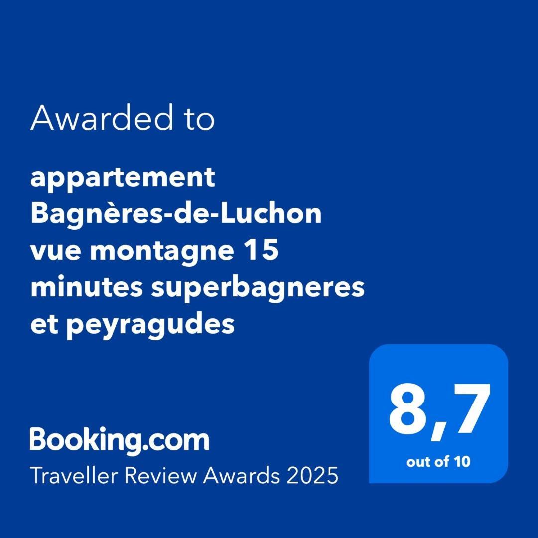 Appart T 3 Bagneres-De-Luchon Vue Montagne - Piscine Mi Juin 외부 사진